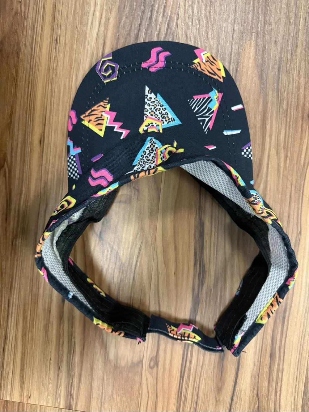 1980’s retro Neon Geometric Visor cap-costume accessory (EUC)